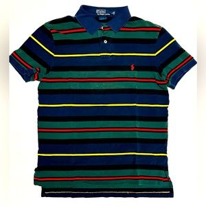 Polo by Ralph Lauren mens L Large custom slim fit classic polo shirt